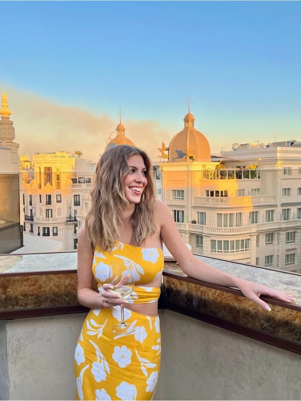 Yellow Floral Dress